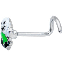 Load image into Gallery viewer, 20G 1/4 Ghost Goo Cauldron Halloween Left Side Nose Screw