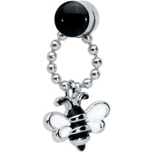 Load image into Gallery viewer, Bee Chain Dangle Non Pierced Magnetic Clip On Fake Septum Ring