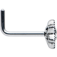 将图片加载到图库查看器,20G 1/4 Hexagram Center Flower L Shape Nose Ring
