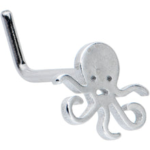 将图片加载到图库查看器,20G 1/4 Simple Cephalopod Octopus L Shape Nose Ring