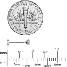 将图片加载到图库查看器,16G 5/16 Vitrail CZ G23 Titanium Threadless Flower Labret Tragus
