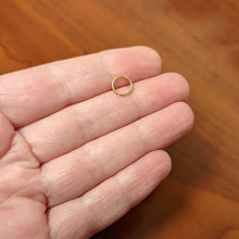 Load image into Gallery viewer, 20G 1/4 Gold Tone PVD Grade 23 Titanium Bendable Hoop Ring