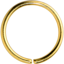 Load image into Gallery viewer, 20G 5/16 Gold Tone PVD Grade 23 Titanium Bendable Hoop Ring