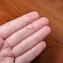 Load image into Gallery viewer, 20G 3/8 Rose Gold Tone PVD Grade 23 Titanium Bendable Hoop Ring