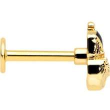 将图片加载到图库查看器,16G 5/16 Gold Tone Mom Baby Orca Whale Labret Monroe Tragus