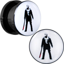 Load image into Gallery viewer, Licensed Friday the 13th Black Jason Voorhees Screw Fit Plug Set