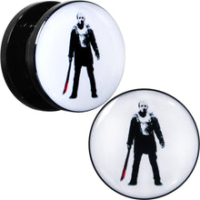 Load image into Gallery viewer, Licensed Friday the 13th Black Jason Voorhees Screw Fit Plug Set