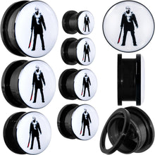 Load image into Gallery viewer, Licensed Friday the 13th Black Jason Voorhees Screw Fit Plug Set