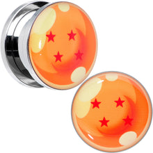 Load image into Gallery viewer, Licensed Dragonball Z Orange 4 Starball Screw Fit Plug Set