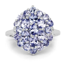 Load image into Gallery viewer, 2.31 Carat Genuine Tanzanite .925 Sterling Silver Ring