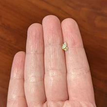 Load image into Gallery viewer, 20G 1/4 Orange Gem Gold Tone Baroque Butterfly L Shape Nose Ring