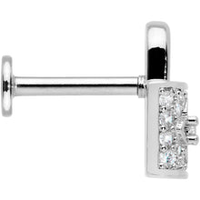 将图片加载到图库查看器,16G 5/16 Clear CZ Gem Lock It Up Labret Monroe Tragus