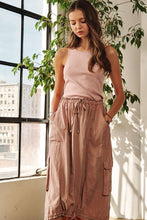 Load image into Gallery viewer, Drawstring Sleeveless Washed Dress For Women β Relaxed, Trendy, Comfortable, Perfect Dress for Casual Wear and Outdoor Adventures