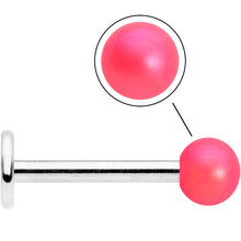 Load image into Gallery viewer, 16G 5/16 Matte Pink Aurora Labret Monroe Tragus