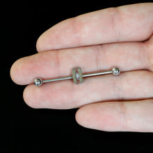 Load image into Gallery viewer, 14G Razor Blade Industrial Barbell 38mm
