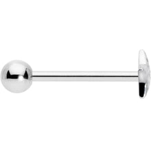 Load image into Gallery viewer, 316L Surgical Steel Texture Star Barbell Tongue Ring