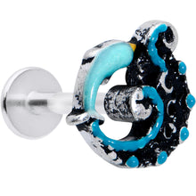 将图片加载到图库查看器,16G 5/16 Leaping Blue Dolphin Labret Monroe Tragus