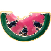 Load image into Gallery viewer, 20G 1/4 Gold Tone Watermelon Bite Nose Bone