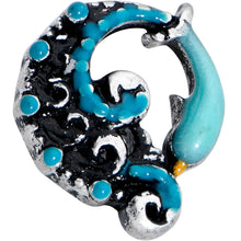 将图片加载到图库查看器,20G 1/4 Leaping Blue Dolphin L Shape Nose Ring