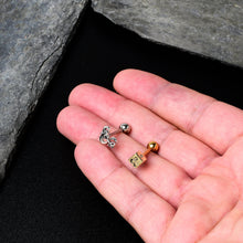 Load image into Gallery viewer, Officially Licensed Dungeons & Dragons Dice Barbell Tongue Ring Set of 2