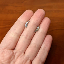 Load image into Gallery viewer, 20G ASTM F-136 Implant Grade Titanium Fashion Feathers Stud Earrings
