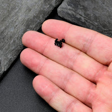 Load image into Gallery viewer, 16G 1/4 Purple Gem Black Chic Crab Labret