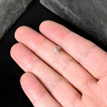 Load image into Gallery viewer, 20G 7mm Aurora Gem Ornate Dragonfly L Shape Nose Ring
