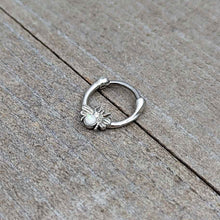 Load image into Gallery viewer, 16G 5/16 White Faux Opal Ultra Fly Cartilage Clicker