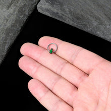 将图片加载到图库查看器,16G 3/8 Poison Green Bottle Glow in the Dark Hinged Segment Ring