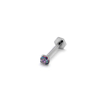 将图片加载到图库查看器,16G 5/16 Vitrail CZ Gem ASTM F-136 Implant Grade Titanium Hex End Labret Tragus