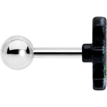 Load image into Gallery viewer, 16G 1/4 Frankenstein Head Green Glow in the Dark Cartilage Earring