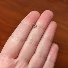 Load image into Gallery viewer, 16G 5/16 Autumn Tricolor Maple Leaf Cartilage Tragus Earring