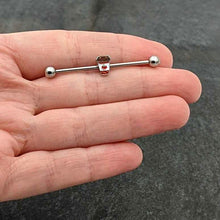 Load image into Gallery viewer, 14G Sweet Pumpkin Latte Thanksgiving Industrial Barbell 38mm