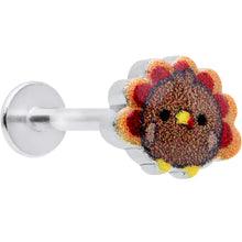 将图片加载到图库查看器,16G 5/16 Sweet Tiny Turkey Thanksgiving Labret Monroe Tragus