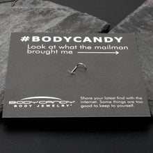 Load image into Gallery viewer, 20G 1/4 Itty Bitty Bat Left Side Nose Screw