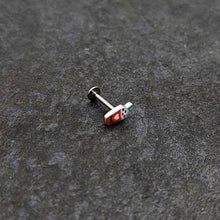 Load image into Gallery viewer, 16G 5/16 Sweet Pumpkin Frappe Autumn Labret Monroe Tragus