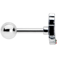 Load image into Gallery viewer, 16G 1/4 Sweet Holiday Christmas Candle Cartilage Tragus Earring