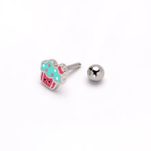 Load image into Gallery viewer, 16G 1/4 Sweet Happy Cupcake Cartilage Tragus Earring