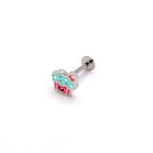 Load image into Gallery viewer, 16G 5/16 Sweet Happy Cupcake Labret Monroe Tragus