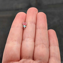 Load image into Gallery viewer, 16G 5/16 Sweet Happy Heart Lollipop Labret Monroe Tragus