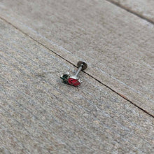 Load image into Gallery viewer, 16G 5/16 Sweet Happy Rose Flower Labret Monroe Tragus