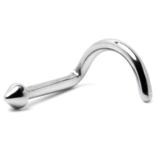 将图片加载到图库查看器,18G 1/4 ASTM F-136 Implant Grade Titanium Cone End Left Side Nose Screw