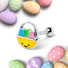 Load image into Gallery viewer, 16G 5/16 Celebration Easter Basket Cartilage Tragus Earring