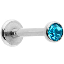 将图片加载到图库查看器,16G 5/16 Blue Gem Threadless Labret Monroe Tragus