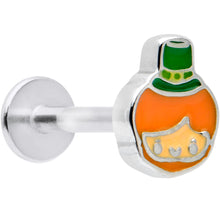 Load image into Gallery viewer, 16G 5/16 Sweet Happy Leprechaun St Patricks Labret Monroe Tragus