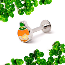 Load image into Gallery viewer, 16G 5/16 Sweet Happy Leprechaun St Patricks Labret Monroe Tragus