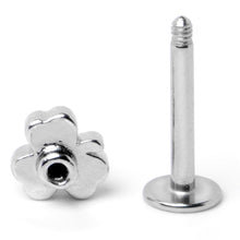 Load image into Gallery viewer, 16G 5/16 Sweet Happy Shamrock St Patricks Labret Monroe Tragus