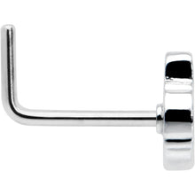Load image into Gallery viewer, 20G 7mm Sweet Happy Leprechaun St Patricks L Shape Nose Ring
