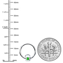 将图片加载到图库查看器,16G 3/8 Sweet Happy Green Beer St Patricks Hinged Segment Ring