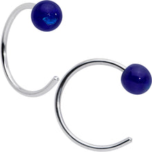 Load image into Gallery viewer, 20G 5/16 Nose Hoop Gem Faux Opal Pack Classy Nose Ring Set of 6